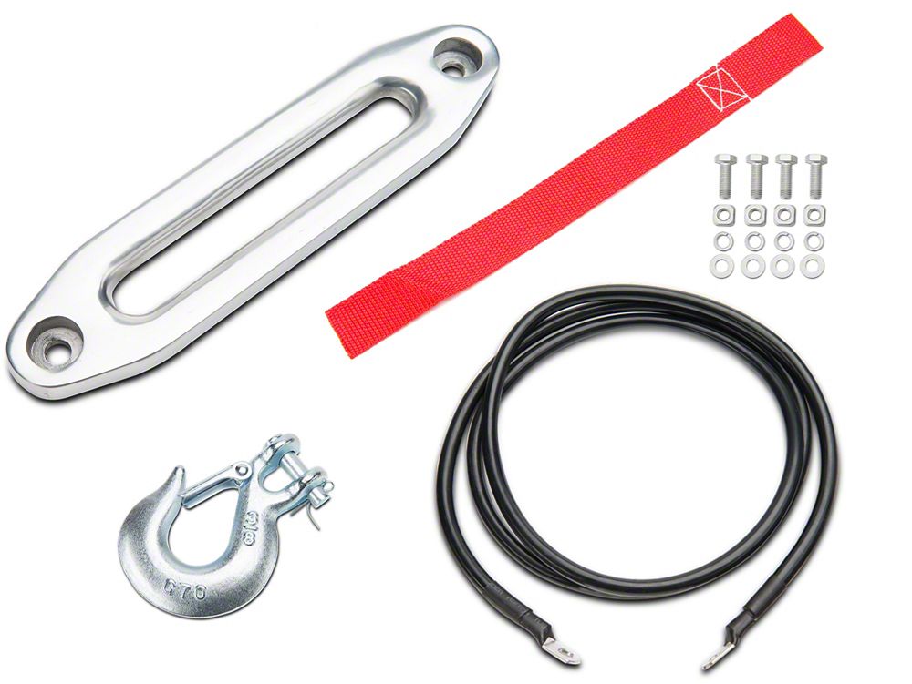 Barricade 9,500 lb. Winch with Synthetic Rope (Universal; Some Adaptation May Be Required)