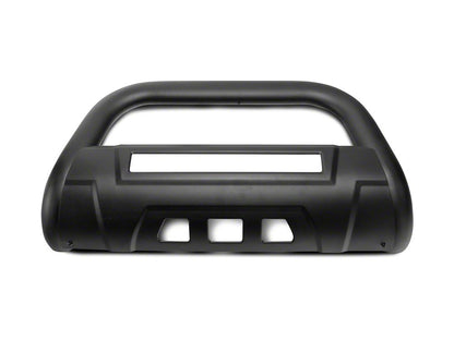 Barricade 3.50-Inch Bull Bar with Skid Plate and 20-Inch Dual Row LED Light Bar; Black (05-15 Tacoma)