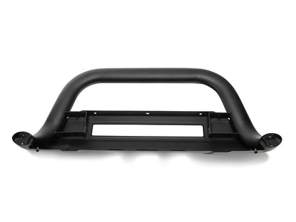 Barricade 3.50-Inch Bull Bar with Skid Plate and 20-Inch Dual Row LED Light Bar; Black (05-15 Tacoma)
