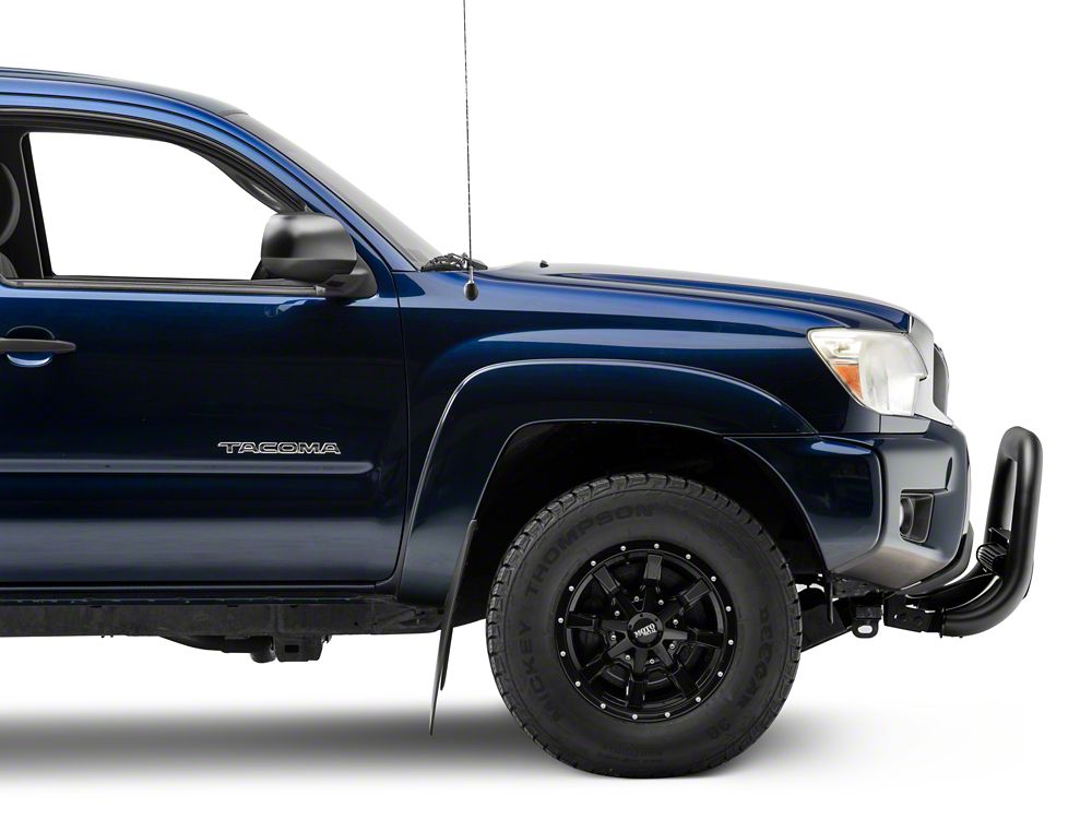 Barricade 3.50-Inch Bull Bar with Skid Plate and 20-Inch Dual Row LED Light Bar; Black (05-15 Tacoma)