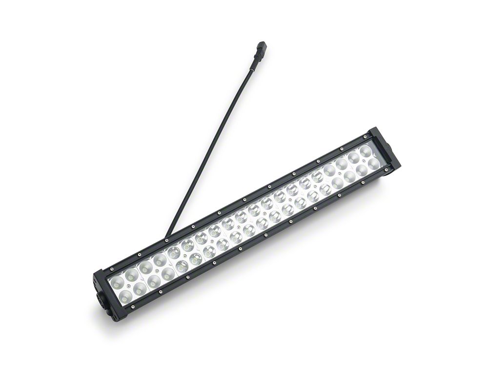 Barricade 3.50-Inch Bull Bar with Skid Plate and 20-Inch Dual Row LED Light Bar; Black (16-23 Tacoma)