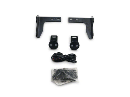 Barricade 3.50-Inch Bull Bar with Skid Plate and 20-Inch Dual Row LED Light Bar; Black (16-23 Tacoma)