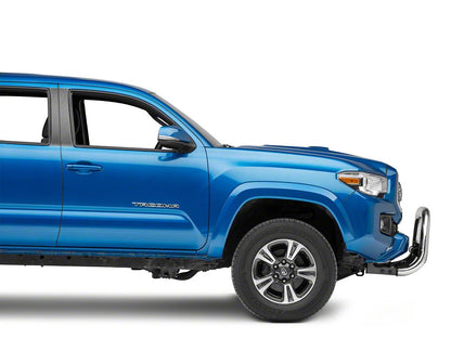 Barricade 3.50-Inch Bull Bar with Skid Plate and 20-Inch Dual Row LED Light Bar; Stainless Steel (16-23 Tacoma)