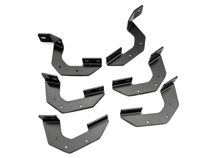 Barricade Rattler Steel Running Boards; Black (05-23 Tacoma Double Cab)