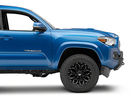 Barricade HD Stubby Front Bumper with Winch Mount and 20-Inch Single Row LED Light Bar (16-23 Tacoma)
