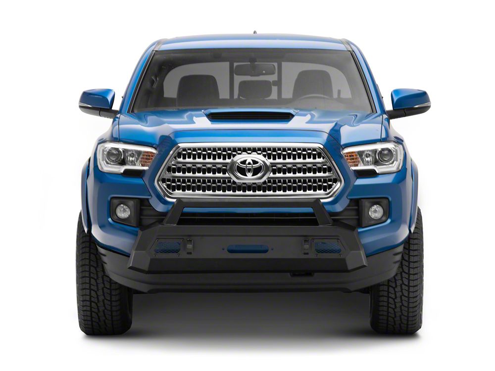 Barricade HD Stubby Front Bumper with Winch Mount and 20-Inch Single Row LED Light Bar (16-23 Tacoma)