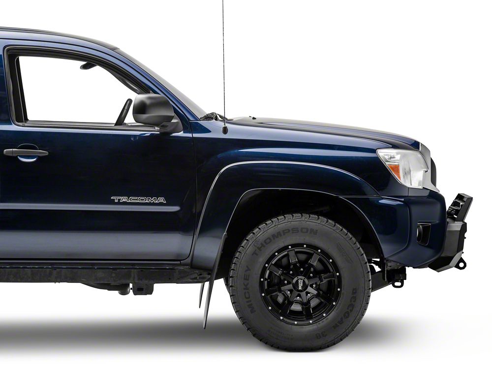 Barricade HD Stubby Front Bumper with Winch Mount and 20-Inch Single Row LED Light Bar (12-15 Tacoma)
