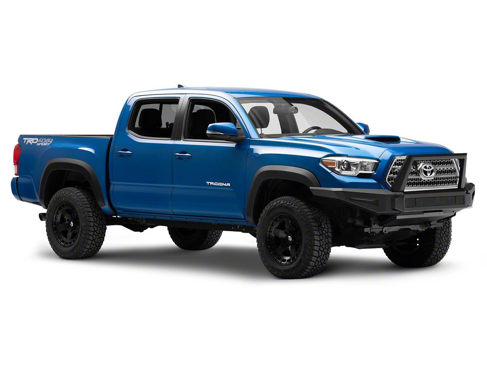 Barricade Extreme HD Modular Front Bumper with Over Rider Hoop and Skid Plate (16-23 Tacoma)
