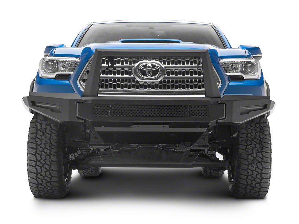 Barricade Extreme HD Modular Front Bumper with Over Rider Hoop and Skid Plate (16-23 Tacoma)