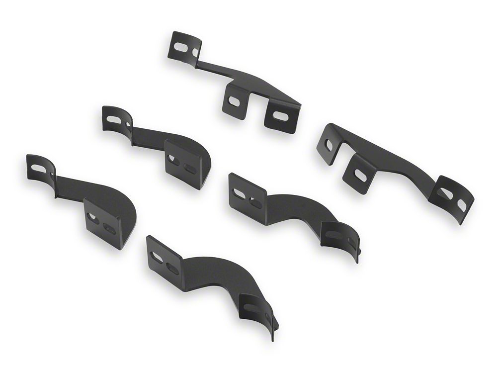 Barricade Tubular Drop Steps; Fine Textured Black (05-23 Tacoma Double Cab)