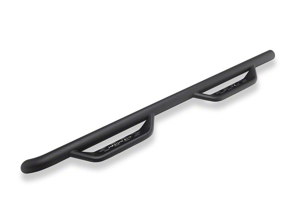 Barricade Tubular Drop Steps; Fine Textured Black Finish (24-25 Tacoma Double Cab)