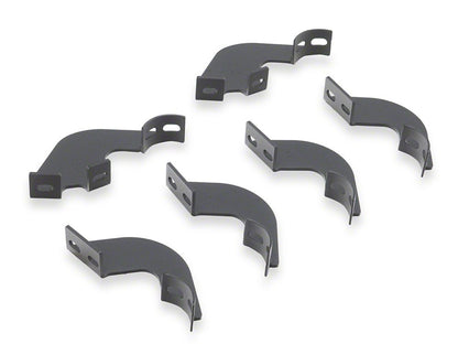 Barricade Tubular Drop Steps; Fine Textured Black Finish (24-25 Tacoma Double Cab)