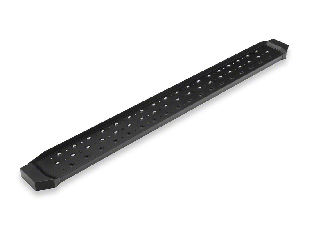 Barricade Rattler Steel Running Boards; Fine Texture Black (24-25 Tacoma Double Cab)