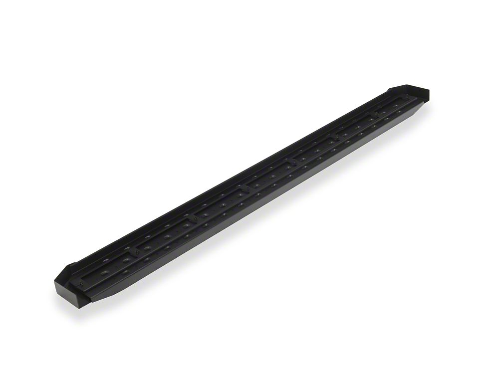 Barricade Rattler Steel Running Boards; Fine Texture Black (24-25 Tacoma Double Cab)