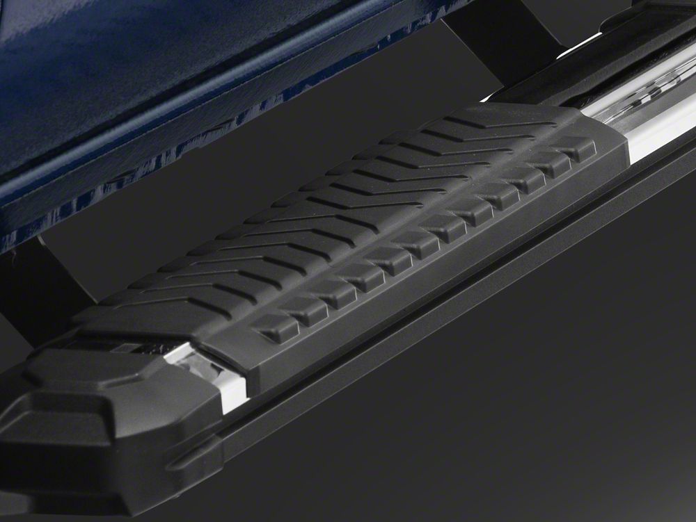 Barricade Saber 5-Inch Side Step Bars; 304 Stainless (24-25 Tacoma Double Cab)