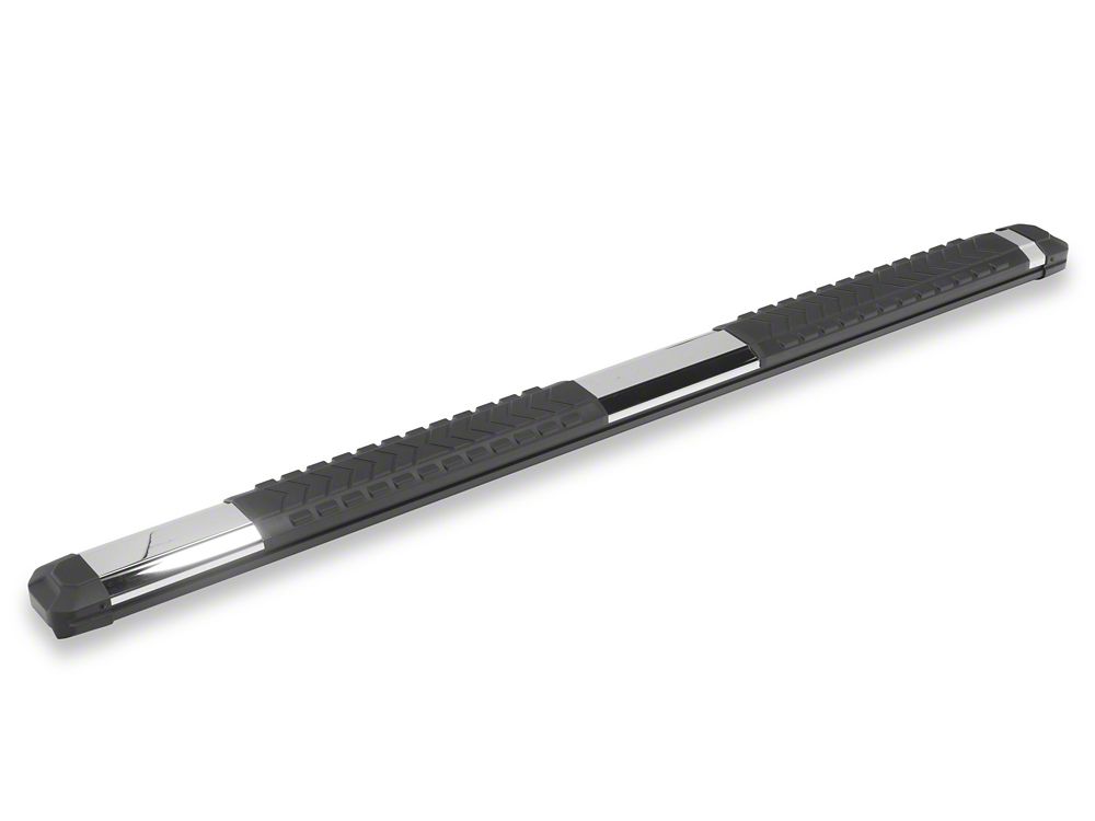 Barricade Saber 5-Inch Side Step Bars; 304 Stainless (24-25 Tacoma Double Cab)