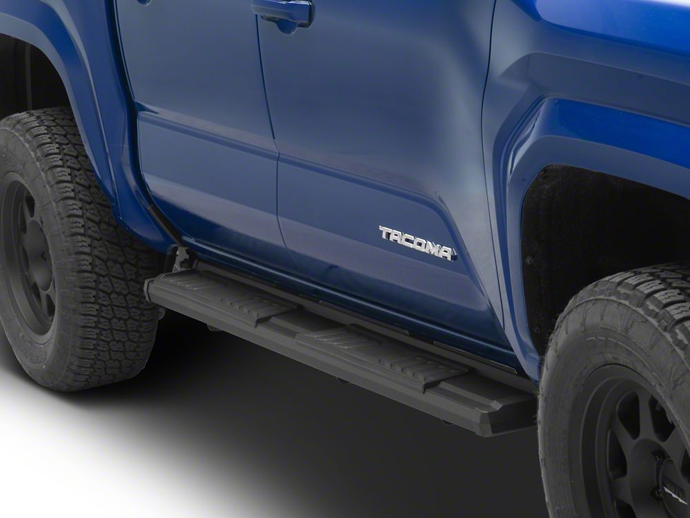 Barricade S6 Running Boards; Fine Textured Black (24-25 Tacoma Double Cab)