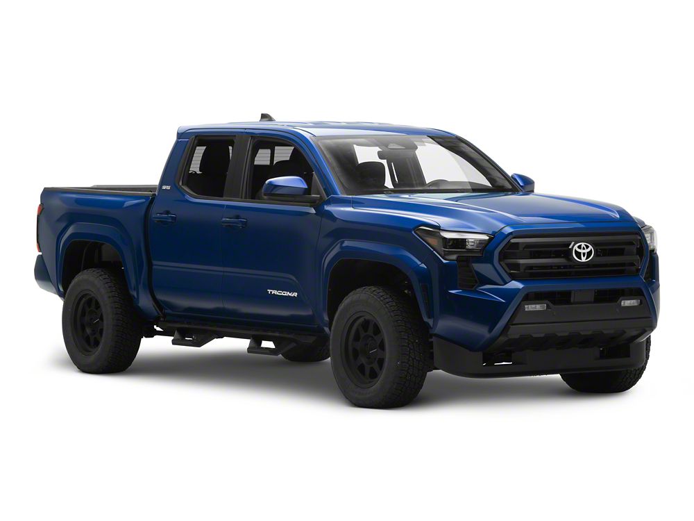 Barricade HD Overland Drop Steps; Textured Black (24-25 Tacoma Double Cab)