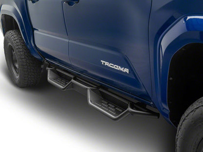 Barricade NB1 Running Boards; Textured Black (24-25 Tacoma Double Cab)