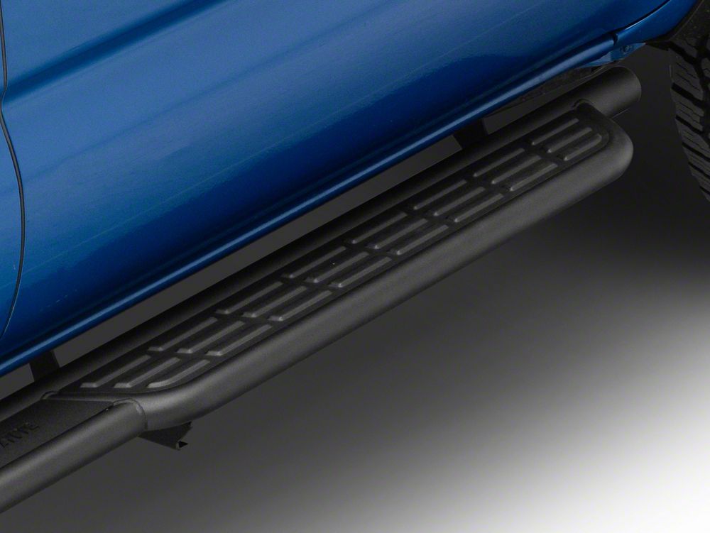 Barricade Formed HD Running Boards; Textured Black (05-23 Tacoma Double Cab)