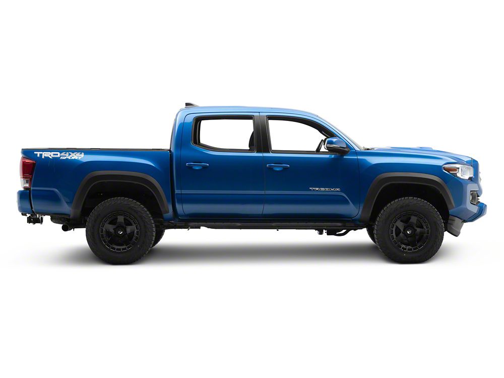 Barricade Formed HD Running Boards; Textured Black (05-23 Tacoma Double Cab)