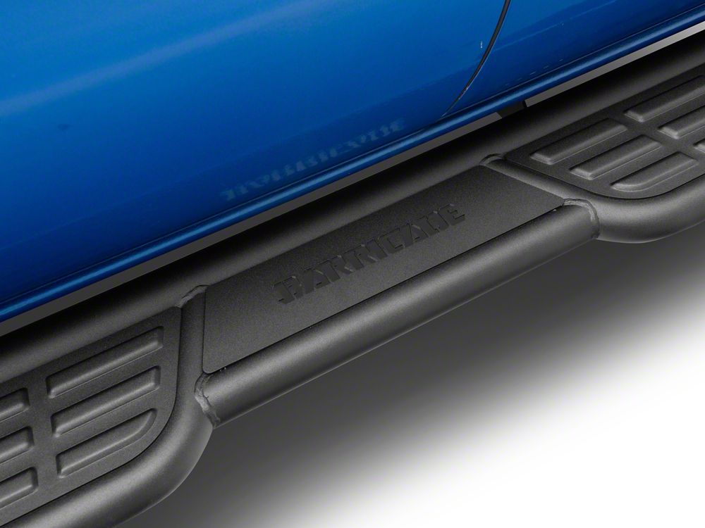 Barricade Formed HD Running Boards; Textured Black (05-23 Tacoma Double Cab)