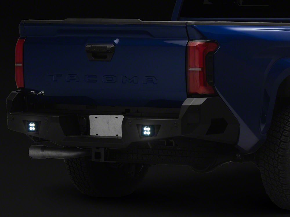Barricade HD Rear Bumper with LED Lights; Textured Black (24-26 Tacoma)