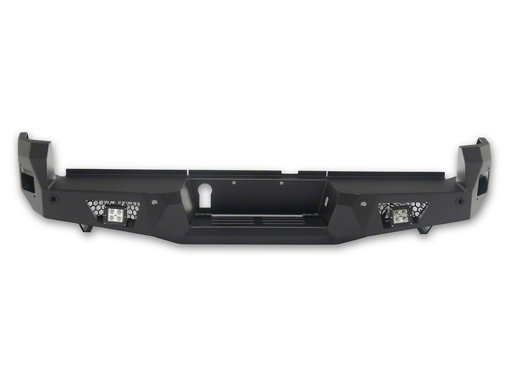 Barricade HD Rear Bumper with LED Lights; Textured Black (24-26 Tacoma)