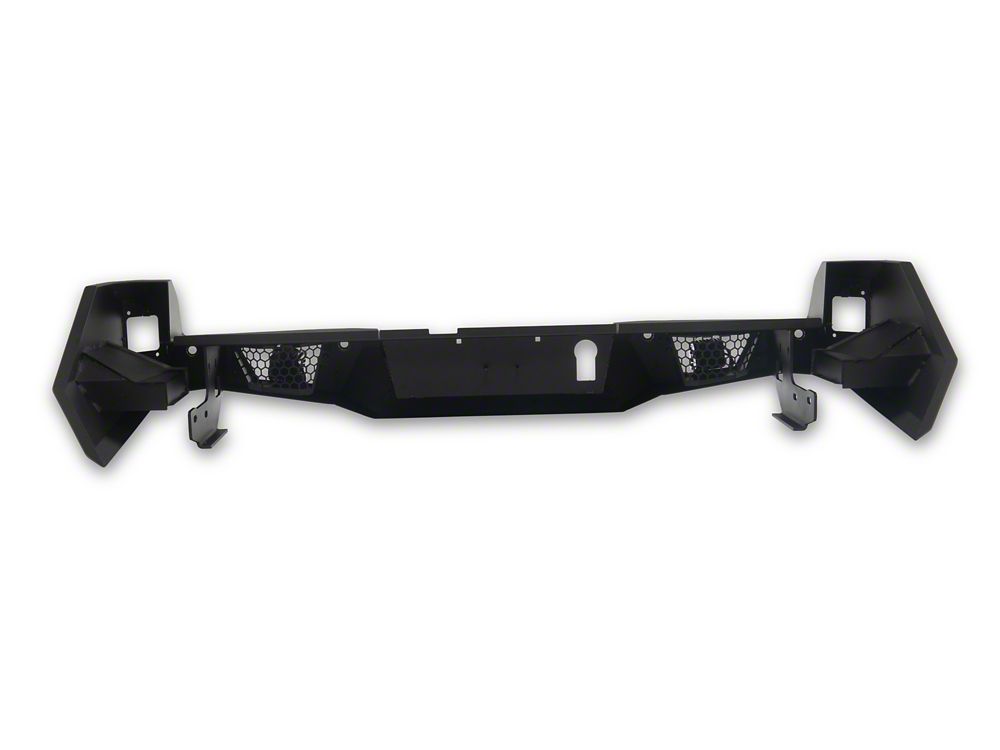 Barricade HD Rear Bumper with LED Lights; Textured Black (24-26 Tacoma)