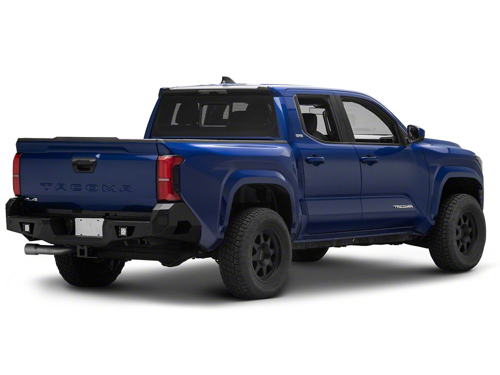 Barricade HD Rear Bumper with LED Lights; Textured Black (24-26 Tacoma)