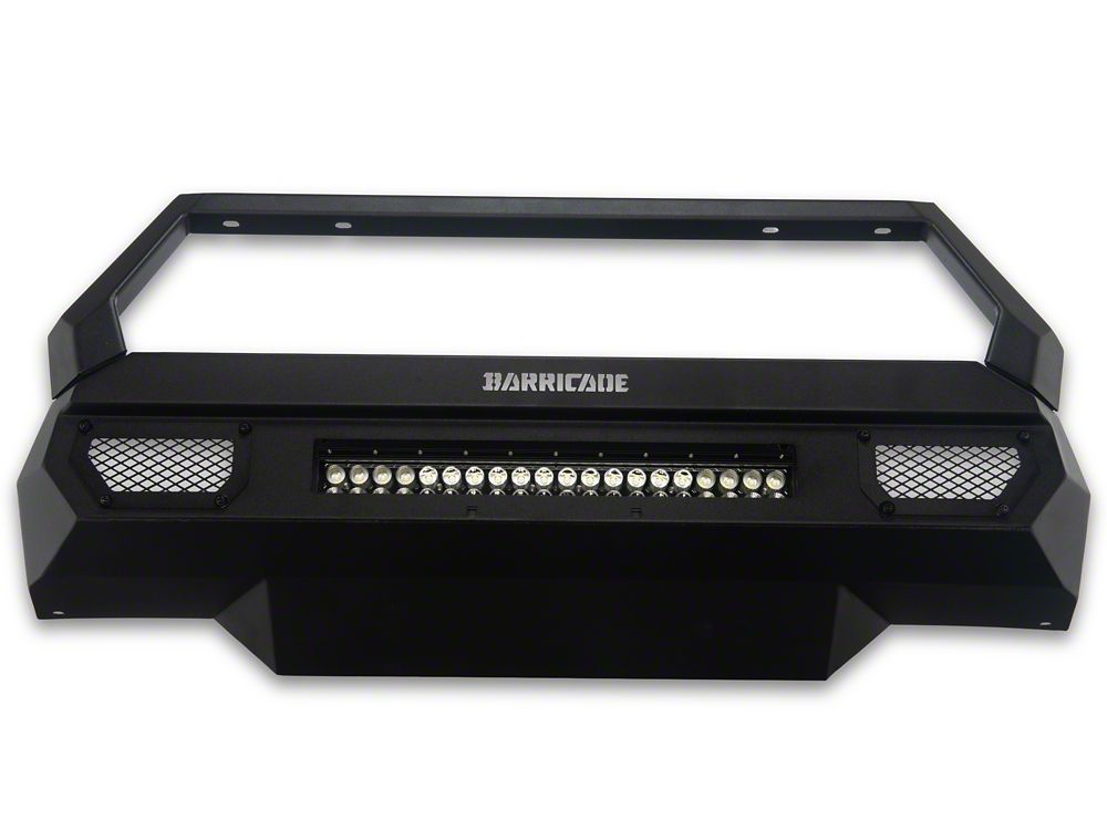 Barricade Stubby HD Front Bumper with 20-Inch LED Light Bar (24-26 Tacoma)