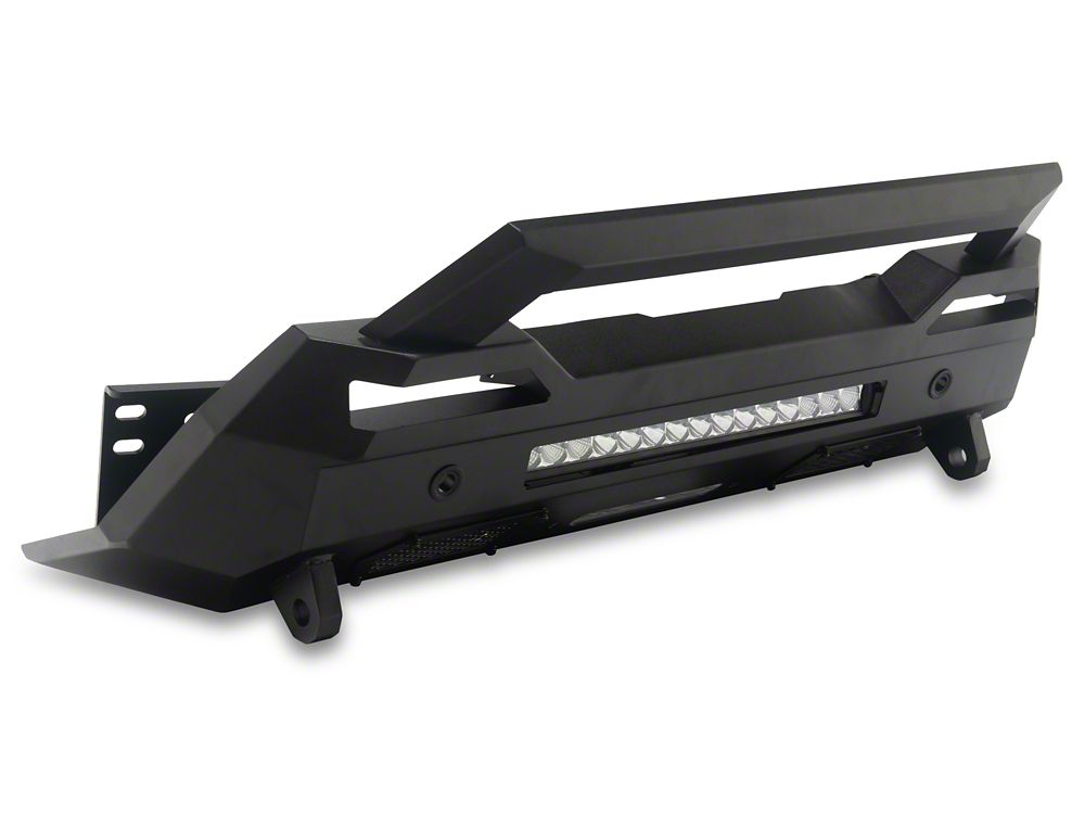 Barricade Stubby HD Front Bumper with Winch Mount and 20-Inch LED