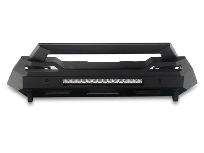 Barricade Stubby HD Front Bumper with Winch Mount and 20-Inch LED Light Bar (24-26 Tacoma)