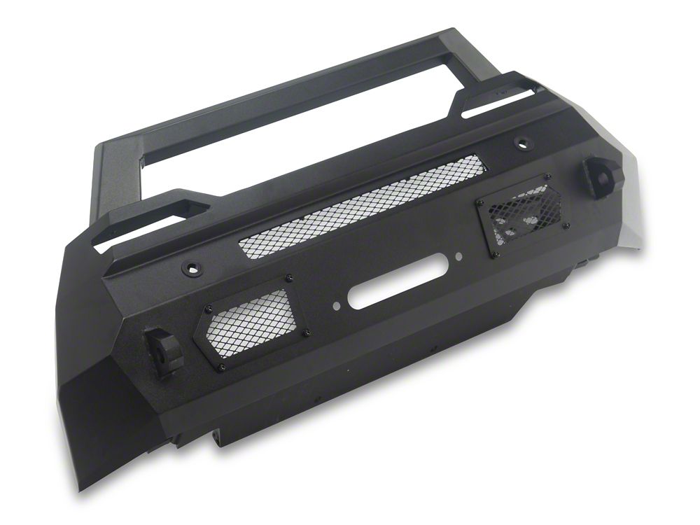Barricade Stubby HD Front Bumper with Winch Mount and 20-Inch LED