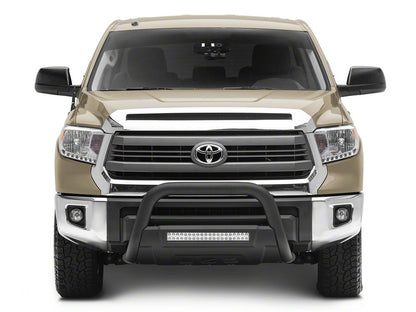 Barricade 3.50-Inch Bull Bar with Skid Plate and 20-Inch LED Light Bar; Textured Black (07-21 Tundra)