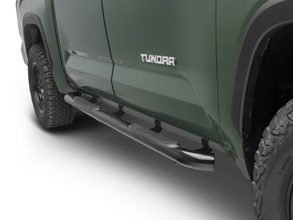 Barricade 3-Inch Side Step Bars; Black (22-25 Tundra CrewMax)