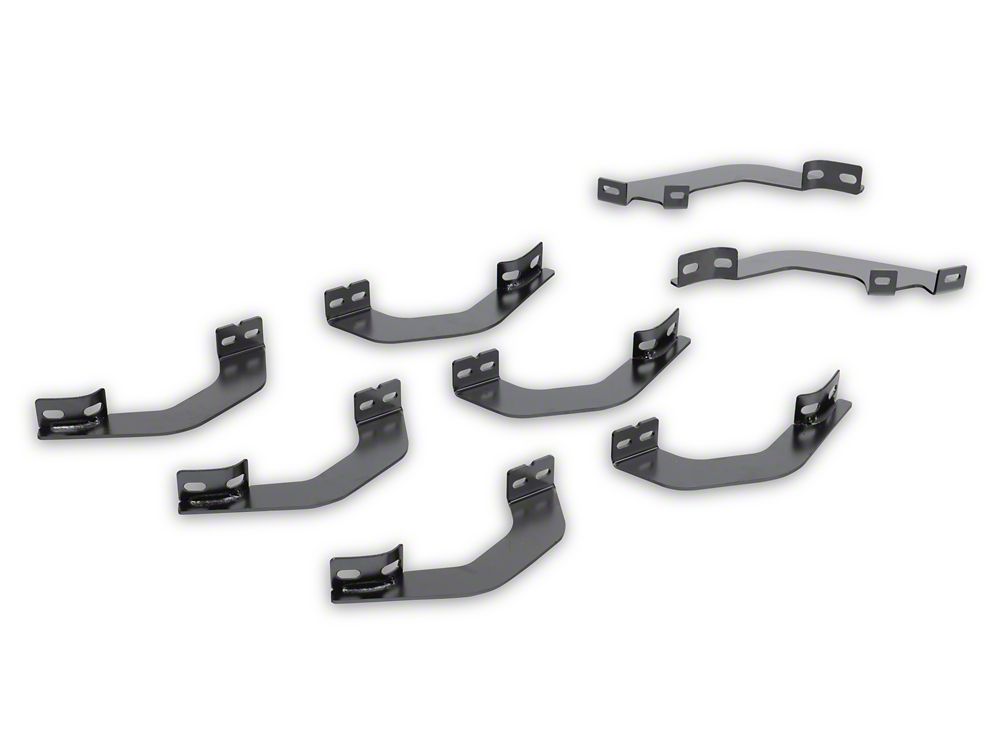 Barricade 5-Inch Oval Straight End Side Step Bars; Black (22-25 Tundra CrewMax)