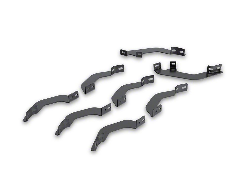 Barricade 5-Inch Oval Straight End Side Step Bars; Stainless Steel (22-25 Tundra CrewMax)