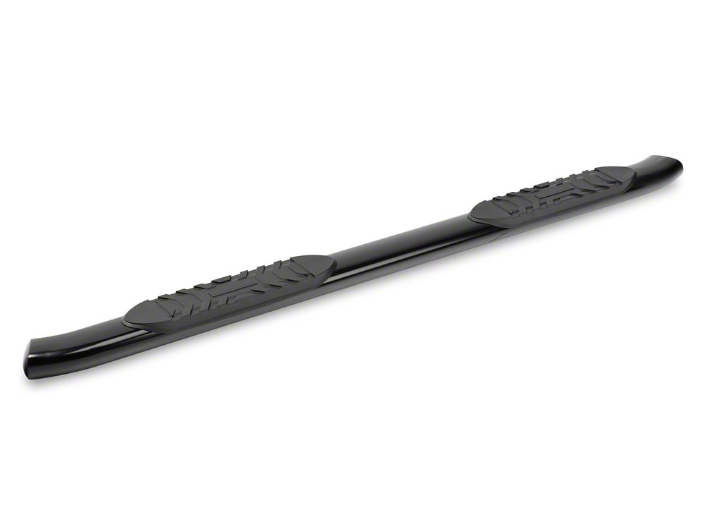 Barricade 5-Inch Oval Bent End Side Step Bars; Black (22-25 Tundra CrewMax)