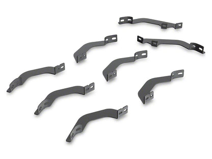 Barricade 5-Inch Oval Bent End Side Step Bars; Black (22-25 Tundra CrewMax)