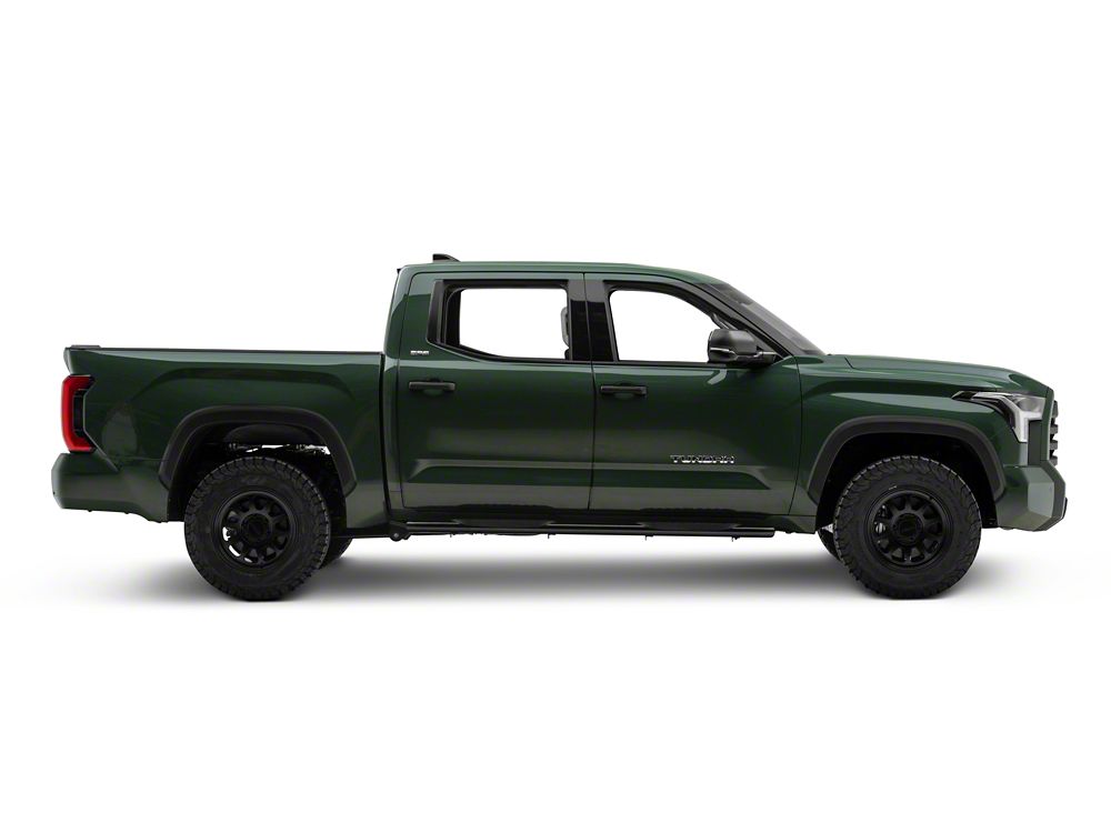 Barricade 5-Inch Oval Bent End Side Step Bars; Black (22-25 Tundra CrewMax)