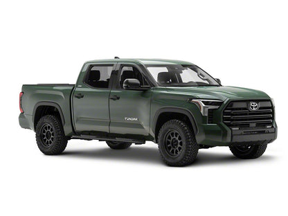 Barricade 5-Inch Oval Bent End Side Step Bars; Textured Black (22-25 Tundra CrewMax)