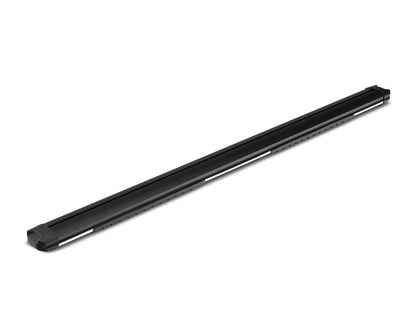 Barricade Saber 5-Inch Aluminum Side Step Bars; Stainless Cover Plates (22-25 Tundra CrewMax)