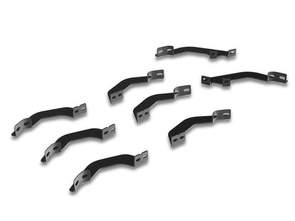Barricade Saber 5-Inch Aluminum Side Step Bars; Stainless Cover Plates (22-25 Tundra CrewMax)
