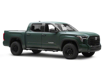 Barricade Saber 5-Inch Aluminum Side Step Bars; Stainless Cover Plates (22-25 Tundra CrewMax)