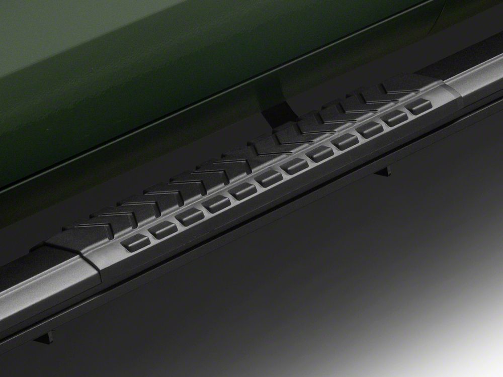 Barricade Saber 5-Inch Aluminum Side Step Bars; Black Cover Plates (22-25 Tundra CrewMax)