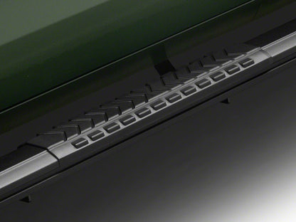 Barricade Saber 5-Inch Aluminum Side Step Bars; Black Cover Plates (22-25 Tundra CrewMax)