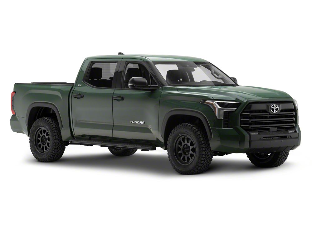 Barricade Saber 5-Inch Aluminum Side Step Bars; Black Cover Plates (22-25 Tundra CrewMax)
