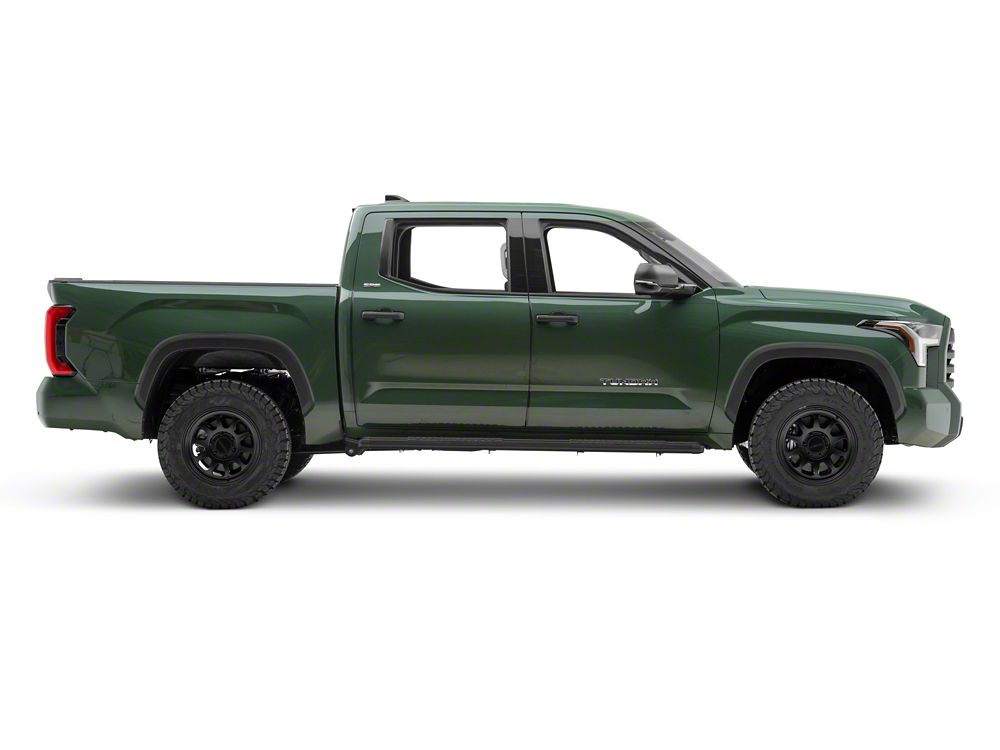 Barricade Saber 5-Inch Aluminum Side Step Bars; Black Cover Plates (22-25 Tundra CrewMax)