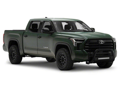 Barricade 3.50-Inch Bull Bar with Formed Skid Plate and LED Light Bar; Textured Black (22-25 Tundra, Excluding Hybrid)